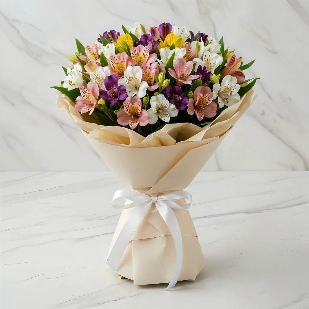 Букет цветов из: Альстромерии в Ундоры