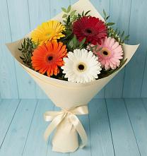 Букет цветов из:  Герберы в Ундоры