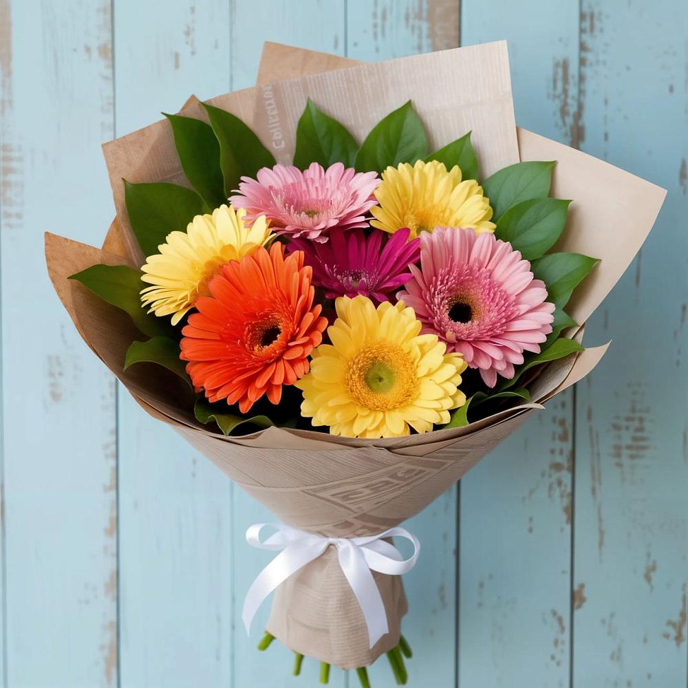 Букет цветов из: Герберы в Ундоры