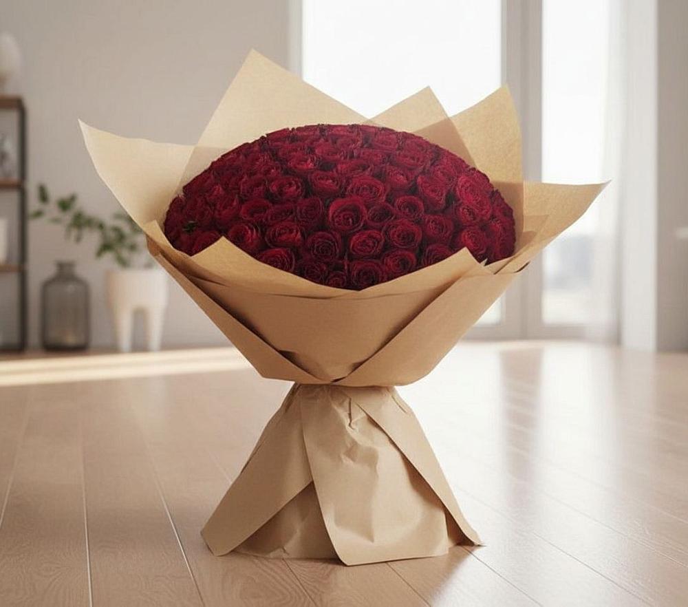 Букет 101 Красная роза в Ундоры