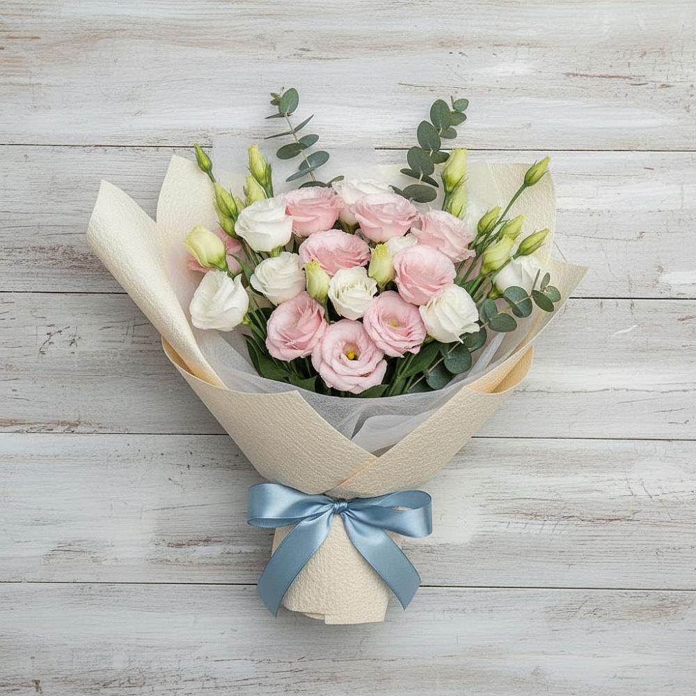 Букет цветов из: Лизиантусы в Ундоры